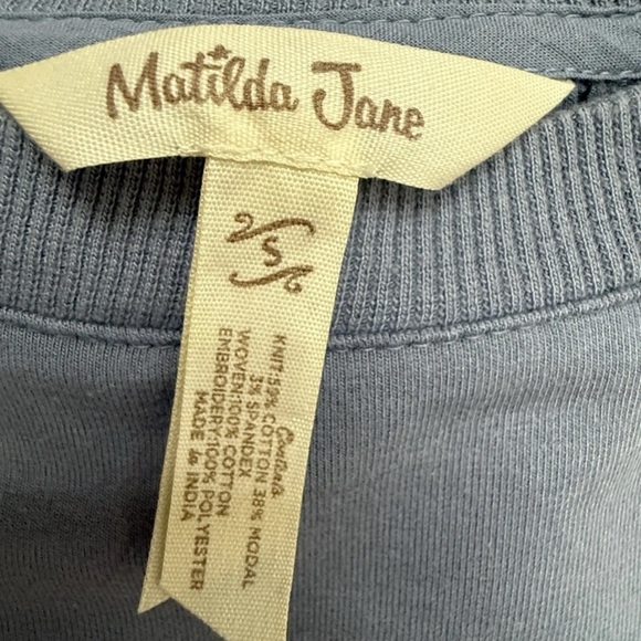 Matilda Jane women’s dream chaser sweatshirt size small 3/4 length sleeves - Picture 2 of 3